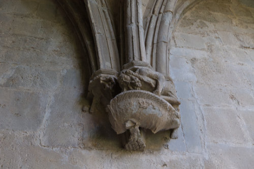 Capitel claustro de la Oliva 